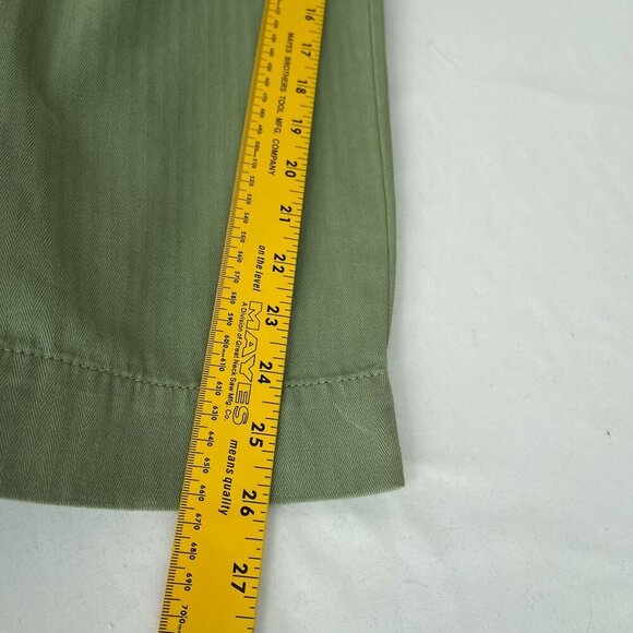 Treasure & Bond Utility Herringbone Long Sleeve Jumpsuit Olive Acorn Women S‎ - Picture 14 of 16